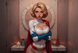[LowFireStudios] ◆Power Girl◆ A Shower with Power Girl [AI Generated]