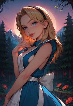 [LowFireStudios] ◆Alice Vists Wonderland◆ A Shower with Alice [AI Generated]