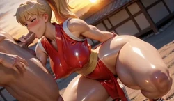 ul7990 Maki Genryusai - Final Fight / Street Fighter gif [AI Generated]