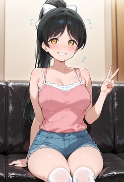 [Nankoai] Ren Hazuki-葉月恋-denimshort-casting-veil- (Patreon) [AI Generated]