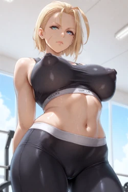 auto-popcone@AI - Cammy White in gym (Patreon) (AI Generated)