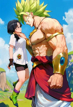 [MOKIIIMOKIII] Videl x Broly [AI Generated]