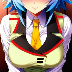 [Pixiv] ケイ/Kei (100909) - Sarashiki Tatenashi — Chest Close-Up [AI Generated]