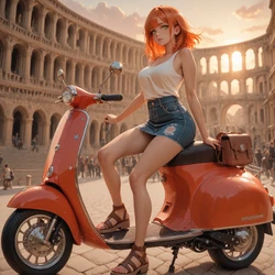 [TrashGer] Redhead Italian Restaurant MMF Threesome groupsex [AI Generated]