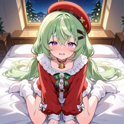 [牧羊犬-2匹目-] ナズナちゃん×サンタコス！ [AI Generated]