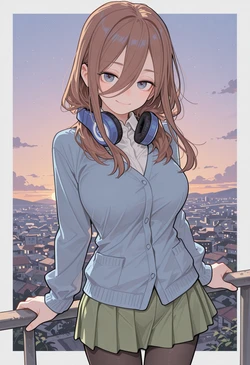 [Hedera] Nakano Miku [AI Generated]