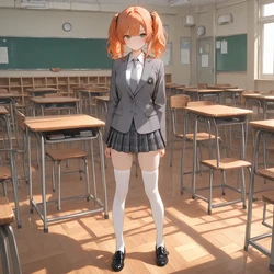 [TrashGer] Redhead School Grey Uniform MMF Threesome groupsex [AI Generated]