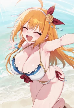 [Pixiv] Thx (120662529) - Defeated Heroine Pecorine (Part 1) [AI Generated]