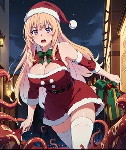 ranwai Honami Ichinose (Christmas) (Tentacle 触手) (Patreon) [AI Generated]