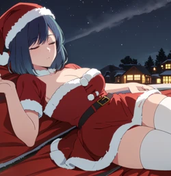 ranwai Akane Kurokawa (Christmas) (Sleep 睡眠) (Patreon) [AI Generated]