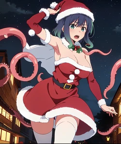 ranwai Akane Kurokawa (Christmas) (Tentacle 触手) (Patreon) [AI Generated]