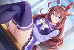 敏感度MAX的赛博马娘美浦波旁 (Uma Musume) 【AI Generated】