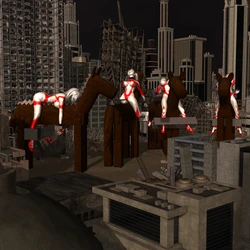 [posernyan（にゃん）] wooden horse