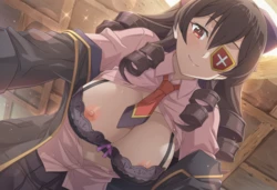 [Pixiv] 与党野党/YotouYatou (50519969) - KonoSuba — Arue and the Boobs-Loving Ojisan [AI Generated]