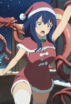 ranwai Anna Yanami (Christmas) (Tentacle 触手) (Patreon) [AI Generated]