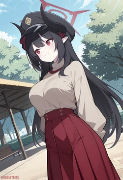 BubbleTeeXL🔞 - Motomiya Chiaki | Blue Archive (Request) (Patreon) [AI Generated]