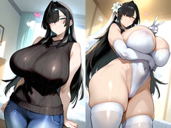 [MX510] Touka ([Suiren no Yado (Asakawa)] Natsu no Yari Naoshi) [AI Generated]