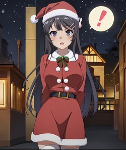 ranwai Mai Sakurajima (Christmas) (Hypnosis 催眠) (Patreon) [AI Generated]