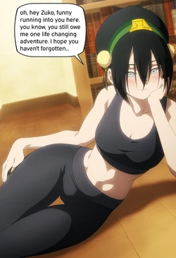 Toph finally gets her life changing adventure [AI Generated]