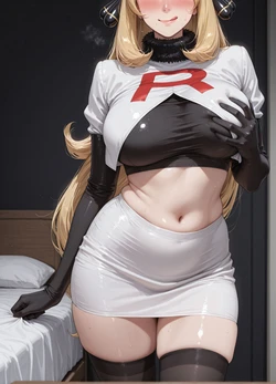 [AiFishBall] Cynthia - Pokémon (Patreon)(AI Generated)