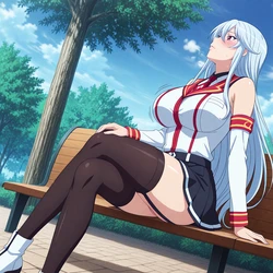 [NekoNest] Aine Chidorigafuchi #2 | Courtyard (92 Images) [AI Generated]