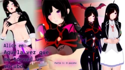 [DarkFlame][TTIBAS Portuguese] Aquela vez que me tornei uma Súcubo - Part 1, 2, 3