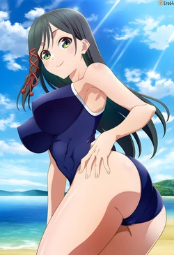 Ero64 Amagami Yae - swimsuit (Patreon) [AI Generated]