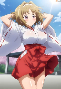 Ero64 Kushida Kikyou - Miko (Patreon) [AI Generated]