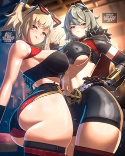 [MikaDawn3D] Burnice White x Caesar King (Zenless Zone Zero) (English)