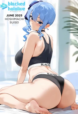 [Himeno] Blacked x Hololive: Hoshimachi Suisei (Nor & QoS ver) [Ai-Generated]