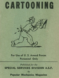 Handcraft Guide Series #9 - “Cartooning” by the U.S.Army, WWII