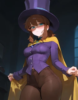 [Axiah] Hat Kid x BWC Request [235 p] (A Hat in Time) [AI Generated]