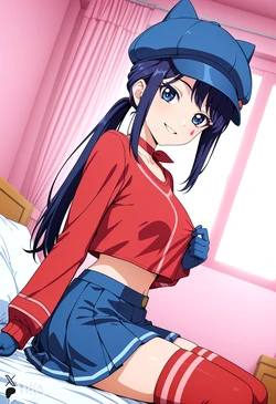 [WaifuArchitect] Spending spare time with Cappie (Cap-Wearing Mita) | MiSide [AI Generated]