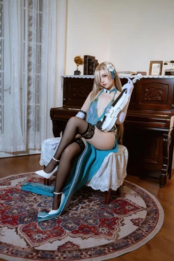 二佐Nisa - 蔚蓝档案 一之濑明日奈 礼服