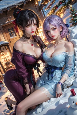 [Patreon] [AiASAG] [4K] 🎁Gift Girls😉 - Preview [AI Generated]