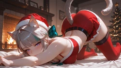 [AIArt GiWu] Christmas Lynette - Genshin Impact [AI Generated]