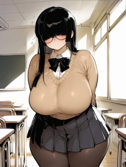 Nerd OC [AI generated] Oatmealdood