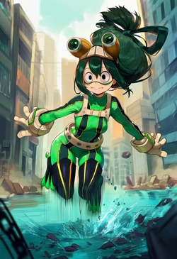 [MOKIIIMOKIII] Tsuyu Asui - My Hero Academia [AI Generated]