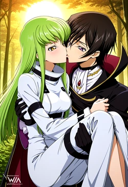 [WaifuArchitect] C.C. & Lelouch vi Britannia | Code Geass [AI Generated]