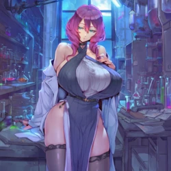 Astrid Flamel (kuroinu ~kedakaki seijo wa hakudaku ni somaru~) [SunGodManGa] [ai generated]