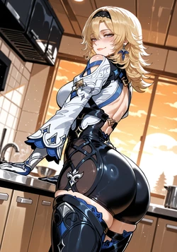 [Miyu] Sue Storm: Eula's Missing Clothes [Ai Generated]