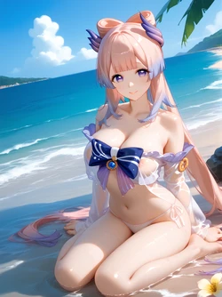 [lc13] Sangonomiya Kokomi 原神 珊瑚宫心海.218P [AI Generated]