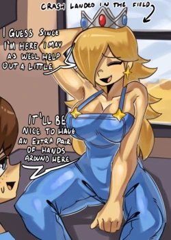 [MoxyDraws] Rosalina Overalls Set (Super Mario Bros)