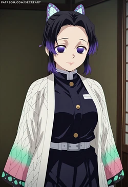 SecreArt - Shinobu Kochou - Demon Slayer [Request] (Patreon) [AI Generated]