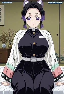 Banshou - Shinobu Kochou (Demon Slayer) #4 (Patreon) [AI Generated]