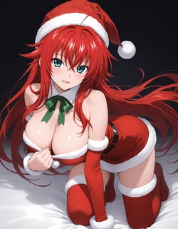 langust022 - Rias Gremory christmas miniset Dxd 162P (Patreon) [AI Generated]