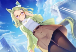 想要成为(像)母亲(一样优秀的赛马娘)的空中救世主(Uma Musume) 【AI Generated】