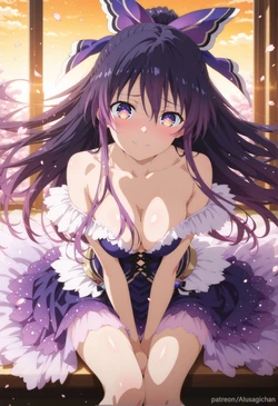 [AIusagichan] デート・ア・ライブ 夜刀神 十香 Date A Live Tohka Yatogami 540P [AI Generated]