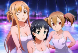 [Prompt Forbidden] ソードアート・オンライン アスナ & 直葉 & シリカ Sword Art Online - Asuna & Suguha & Silica（Legendary） [AI Generated]