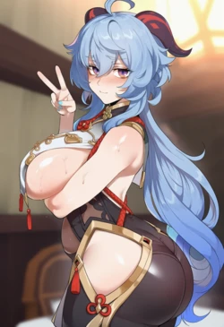 [Livefrog] GANYU SIZE PROBLEMS (COMIC) (EXTRAS) [AI Generated]